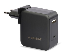 GEMBIRD Chargeur universel portable 60W avec câble Type-C et 10 connecteurs