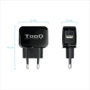 TooQ TQWC-1S01 Chargeur mural USB 12W Noir