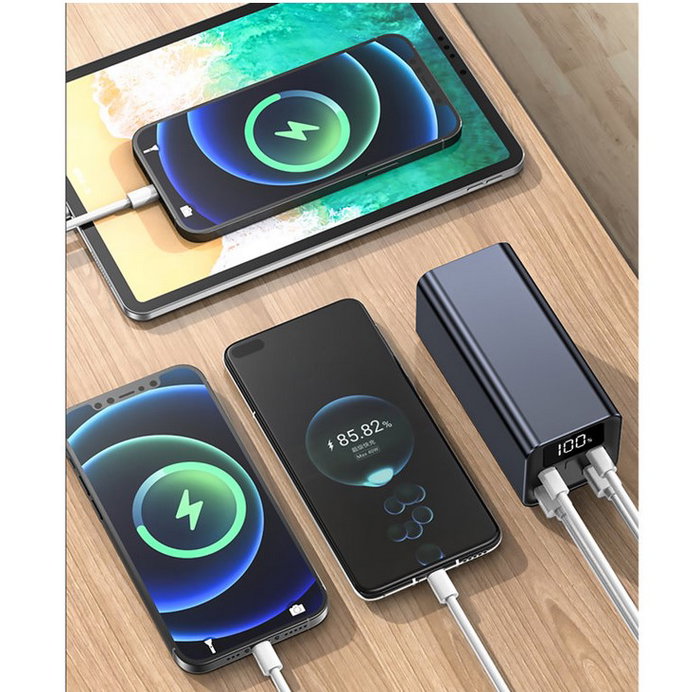 Leotec Powerbank 20000mAh 65W Charge Rapide PD avec Écran LCD et 4 Ports