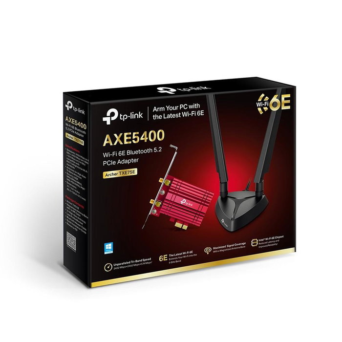 TP-Link Archer TXE75E Carte Réseau Wi-Fi 6E et Bluetooth 5.3 TP-Link Archer TXE75E Carte Réseau Wi-Fi 6E et Bluetooth 5.3