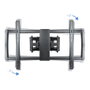 Tooq LP75100TN Support Mural TV 60-100 Pouces Noir VESA Jusqu'à 800x600 Inclinable Pivotant