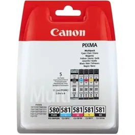 Canon PIXMA TS705a - Imprimante jet d'encre Wi-Fi couleur 5 cartouches, compacte, noir
