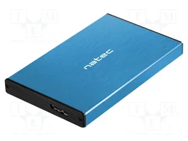 NATEC Boîtier pour disques RHINO GO NKZ-1280 bleu