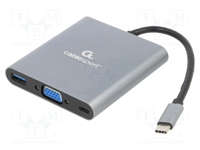 GEMBIRD Hub USB A-CM-COMBO6-01 Gris GEMBIRD Hub USB A-CM-COMBO6-01 Gris
