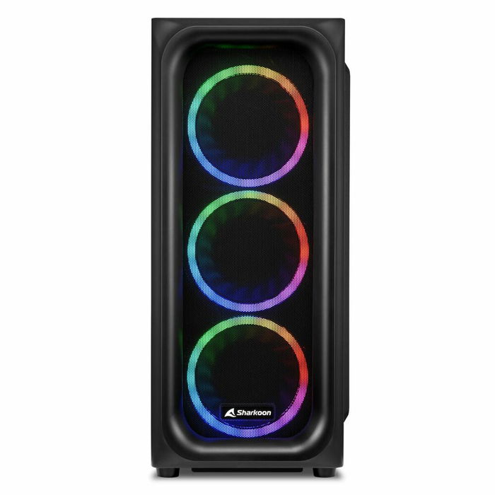 Boîtier ATX semi-tour Sharkoon TK5M RGB ATX Noir