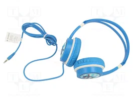 GEMBIRD Écouteurs bleus Jack 3,5mm avec limitateur de volume