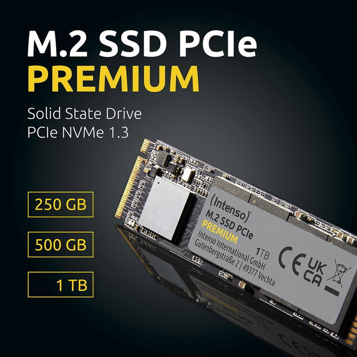 Disque dur INTENSO SSD 1.0TB Premium M.2 PCIe 1 TB SSD