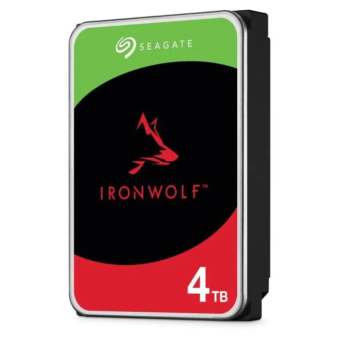 Seagate ST4000VN006 Disco Dur Interne Ironwolf NAS 4 To 3.5 5400 rpm