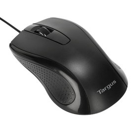 Targus AMU81AMGL Souris Optique USB 1000 DPI Antimicrobienne Noire