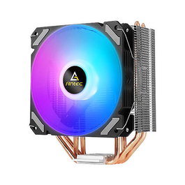 Antec A400I Ventilateur Dissipateur CPU Gaming 120mm PWM RGB Noir Cuivre