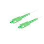 Lanberg FO-SASA-SS31-0100-WH Câble Fibre Optique SC/APC 10m G.657.B3 Blanc