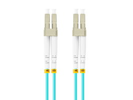 Lanberg FO-LULU-MD31-0010-TQ Câble Fibre Optique LC/UPC OM3 1 m Aqua