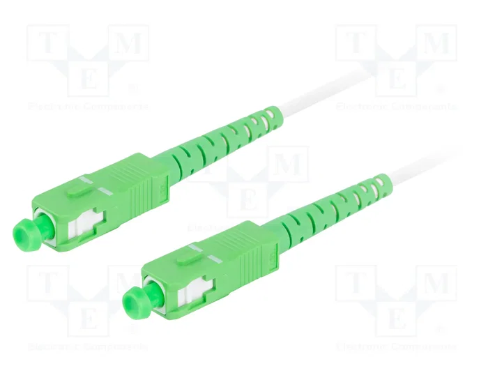 Lanberg Latiguillo fibre optique SC/APC à SC/APC 5m Monomode Lanberg Latiguillo fibre optique SC/APC à SC/APC 5m Monomode