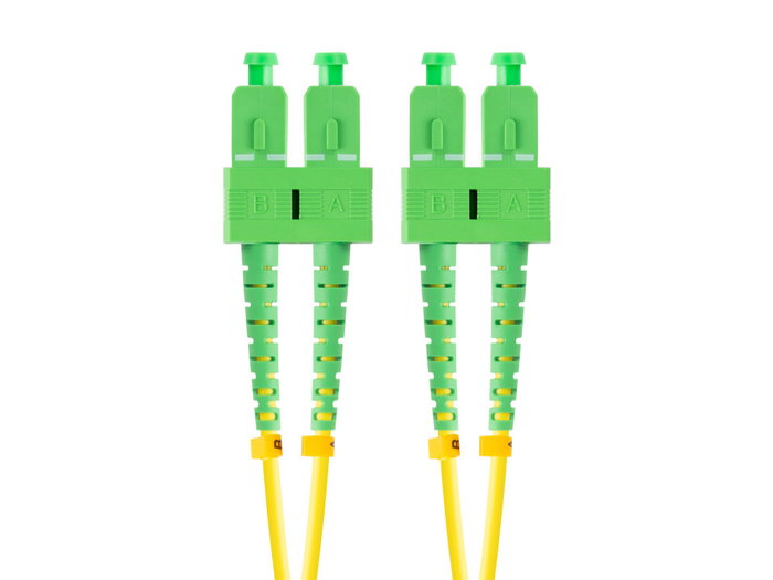 Lanberg Câble Fibre Optique SC/APC Monomode 2 m G.657.A1 - LSZH Lanberg Câble Fibre Optique SC/APC Monomode 2 m G.657.A1 - LSZH