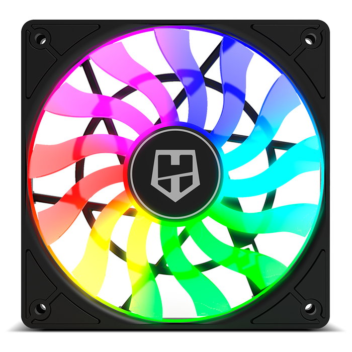 Nox Hummer Slim Ventilateur de Boîtier 120 mm PWM ARGB Silencieux Noir Translucide Nox Hummer Slim Ventilateur de Boîtier 120 mm PWM ARGB Silencieux Noir Translucide