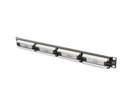 Lanberg PPU6-1024-B Patch Panel Cat.6 UTP 24 ports noir 1U métal