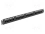 Lanberg PPU6-1024-B Patch Panel Cat 6 UTP 24 ports 1U