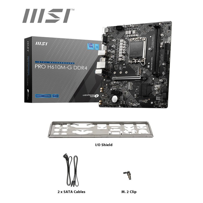 MSI PRO H610M-G DDR4