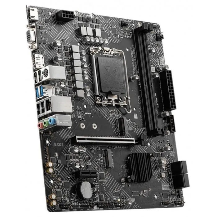 MSI Carte mère PRO H610M-G DDR4 Socket LGA 1700 (Intel H610) pour processeurs Intel 12e génération - Support DDR4 3200 MHz