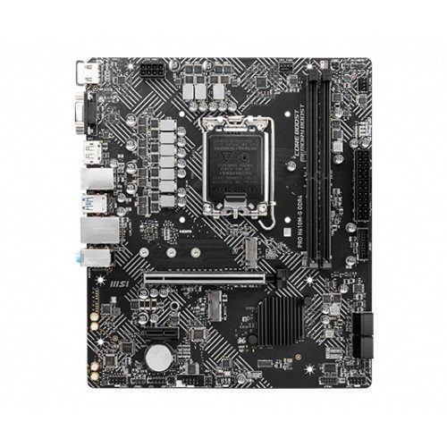 MSI H610M-G DDR4 Carte mère Micro ATX Socket LGA1700 Intel H610, DDR4-SDRAM, HDMI, DisplayPort, VGA, PCIe 4.0, Gigabit Ethernet