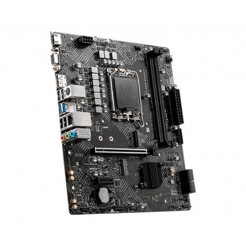 MSI H610M-G DDR4 Carte mère Micro ATX Socket LGA1700 Intel H610, DDR4-SDRAM, HDMI, DisplayPort, VGA, PCIe 4.0, Gigabit Ethernet
