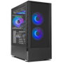 Nox Hummer Nemesis Boîtier PC Gaming Semi-Tour ATX Noir avec Vitre Trempée Ventilateurs ARGB USB 3.0 NXHUMMERNMSSBK