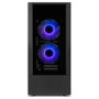 Nox Hummer Nemesis Boîtier PC Gaming Semi-Tour ATX Noir avec Vitre Trempée Ventilateurs ARGB USB 3.0 NXHUMMERNMSSBK