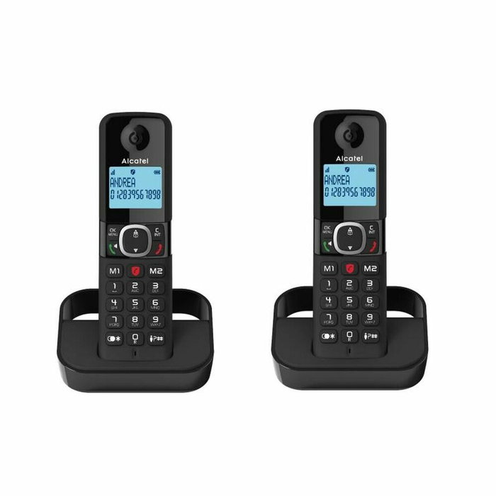 Alcatel F860 duo noir Téléphone fixe sans fil