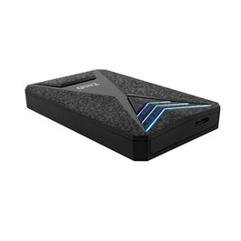 TooQ TQE-2550BL Boîtier Externe pour Disque Dur/SSD 2.5" SATA USB 3.2 Noir ABS