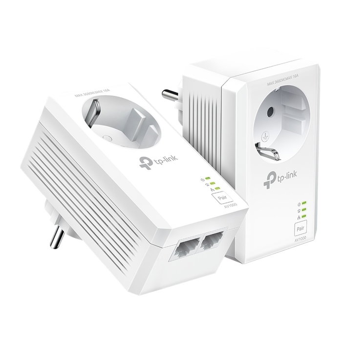 TP-Link TL-PA7027P Kit CPL AV1000 Gigabit adaptateur Powerline 2 ports TP-Link TL-PA7027P Kit CPL AV1000 Gigabit adaptateur Powerline 2 ports
