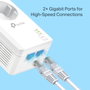 TP-Link Kit CPL TL-PA7027P - 2 Adaptateurs Gigabit HomePlug AV2 jusqu'à 1000 Mbps, 2 Ports Ethernet, Branchez et Utilisez