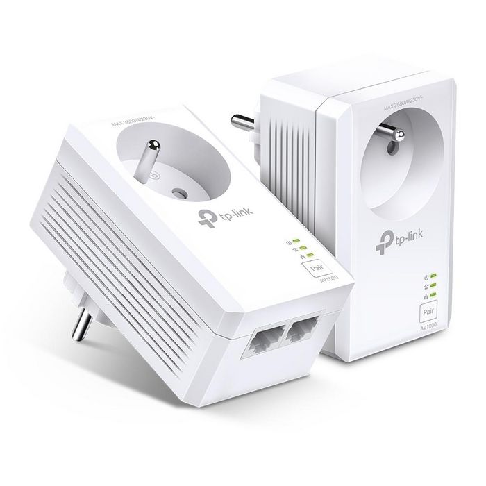 TP-Link Kit CPL TL-PA7027P - 2 Adaptateurs Gigabit HomePlug AV2 jusqu'à 1000 Mbps, 2 Ports Ethernet, Branchez et Utilisez TP-Link Kit CPL TL-PA7027P - 2 Adaptateurs Gigabit HomePlug AV2 jusqu'à 1000 Mbps, 2 Ports Ethernet, Branchez et Utilisez