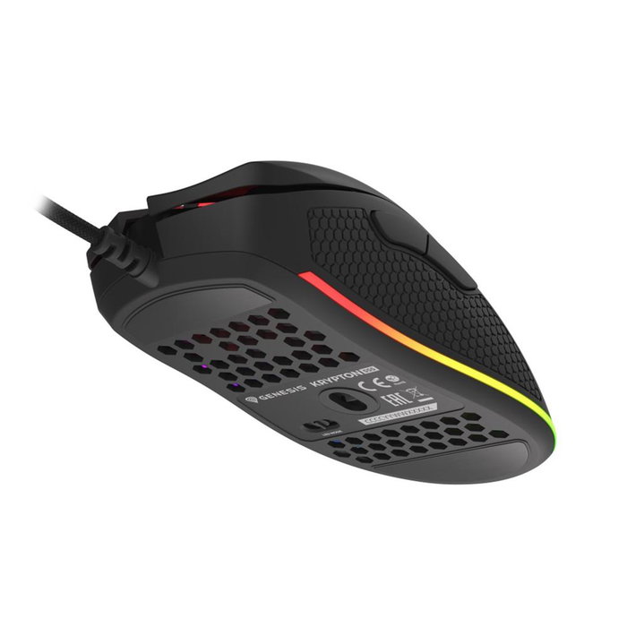 Genesis Souris Gaming Krypton 555 RGB Optique USB 8000 DPI Noir Genesis Souris Gaming Krypton 555 RGB Optique USB 8000 DPI Noir
