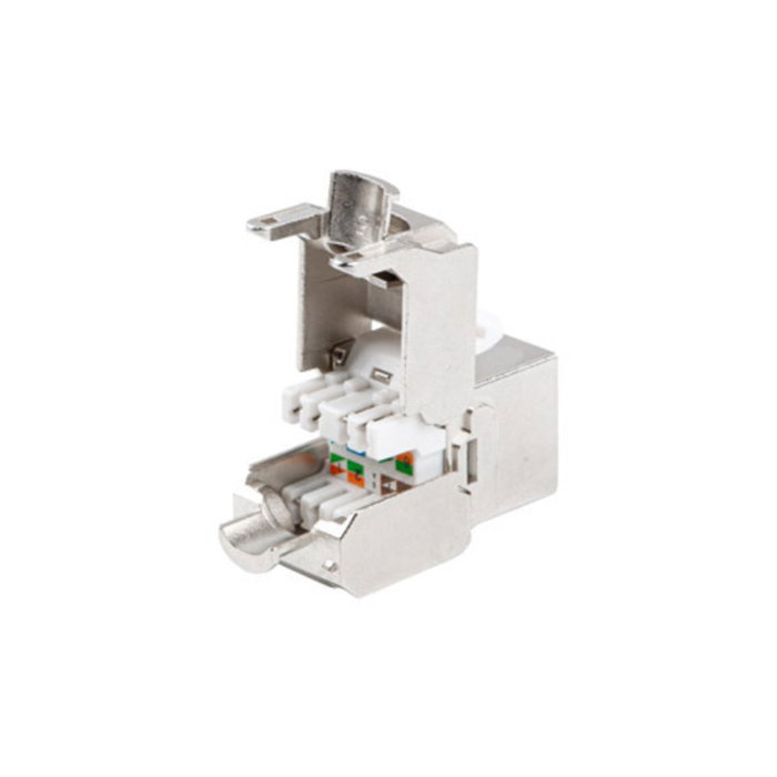 Lanberg KSF7-2000 Connecteur Keystone Cat.7 FTP RJ-45 Femelle LSA Inox