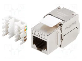 Lanberg Connecteur Keystone RJ45 Cat.7 FTP 180º Toolless