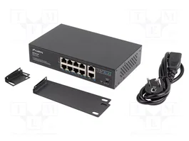 LANBERG RSFE-8P-2GE-120 Switch Ethernet 8 ports PoE+ et 2 ports Gigabit