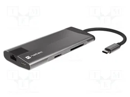 NATEC Hub USB Fowler Plus USB 3.0 Gris