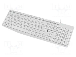 NATEC NAUTILUS Clavier Blanc ES USB A Slim
