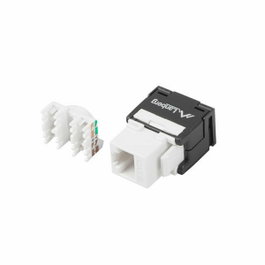 Lanberg KSU6-2000 Connecteur keystone Cat.6 UTP RJ45 Noir