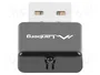 Lanberg Adaptateur réseau WiFi USB 300 Mbit/s NC-0300-WI Noir