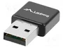 Lanberg Adaptateur réseau WiFi USB 300 Mbit/s NC-0300-WI Noir