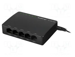 LANBERG Switch Ethernet 5 ports RJ45 10Gbps noir