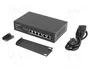 LANBERG Switch Ethernet Fast Ethernet 6 ports (4x PoE+) noir