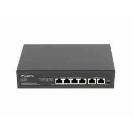 Lanberg Switch 6 ports 100 Mbps avec 4 ports PoE+
