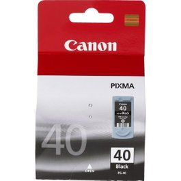 Canon PG-40 Cartouche d'encre noire originale - Haute capacité 16 ml - Jusqu'à 425 pages