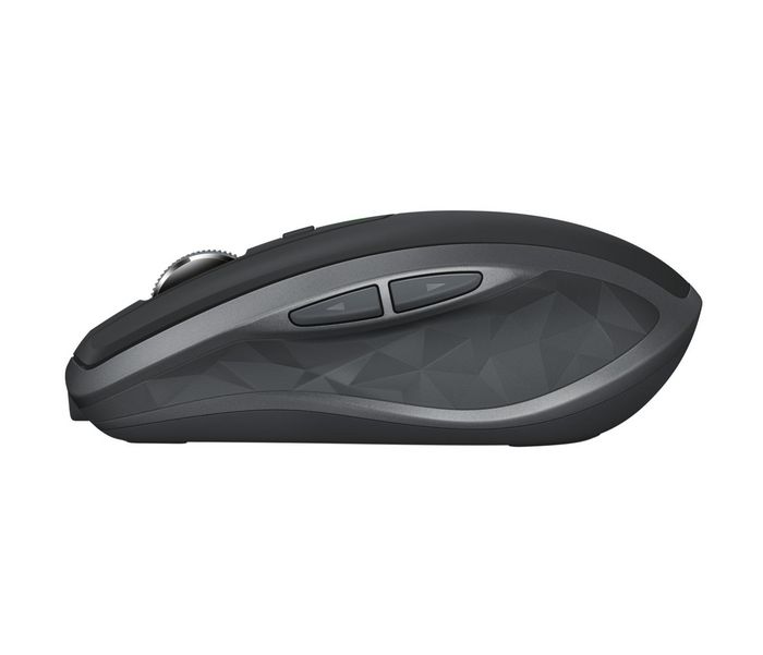 Logitech MX Anywhere 2S Souris Sans Fil Mobile, Bluetooth et Unifying Receiver, Graphite, Capteur Darkfield pour Surfaces Vitrées