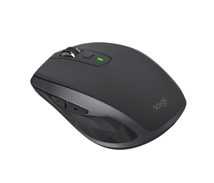 Logitech MX Anywhere 2S Souris Sans Fil Mobile, Bluetooth et Unifying Receiver, Graphite, Capteur Darkfield pour Surfaces Vitrées