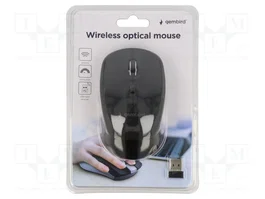 GEMBIRD Souris sans fil optique noire