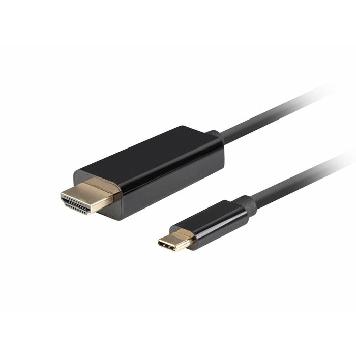 Câble USB-C vers HDMI Lanberg CA-CMHD-10CU-0018-BK 1,8 m Noir Câble USB-C vers HDMI Lanberg CA-CMHD-10CU-0018-BK 1,8 m Noir