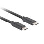 Lanberg CA-CMCM-32CU-0005-BK Câble USB C vers USB C 0,5 m USB 3.2 Gen 2 Noir